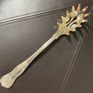 Kings Silver Plate Pasta Server by Sheffield Ltd. Co. Italy 11inches